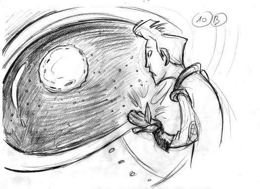 Preliminary sketch for Chapter 12 - Copyright © 2010 Mauro Vargas.