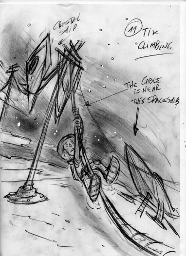 Preliminary sketch for Chapter 13 - Copyright © 2010 Mauro Vargas.