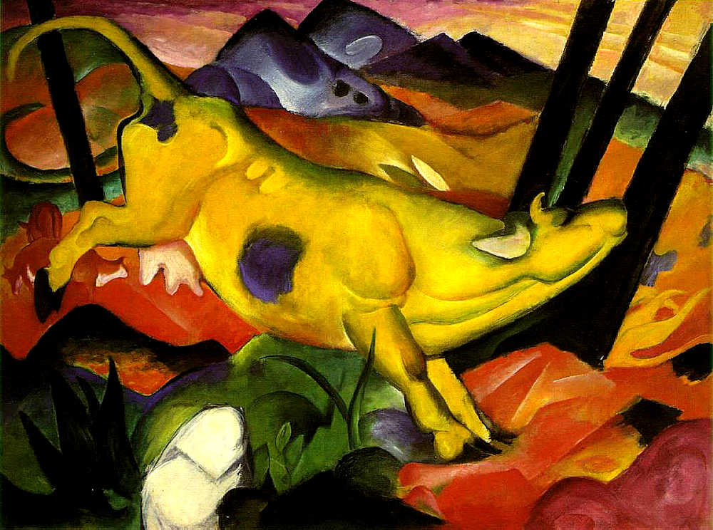 Yellow Cow - Franz Marc (Solomon R. Guggenheim Museum).